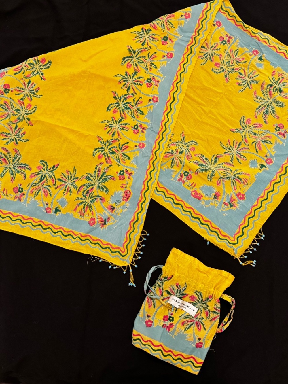 Never worn Graham Kandiah Beach Shawl/Sarong